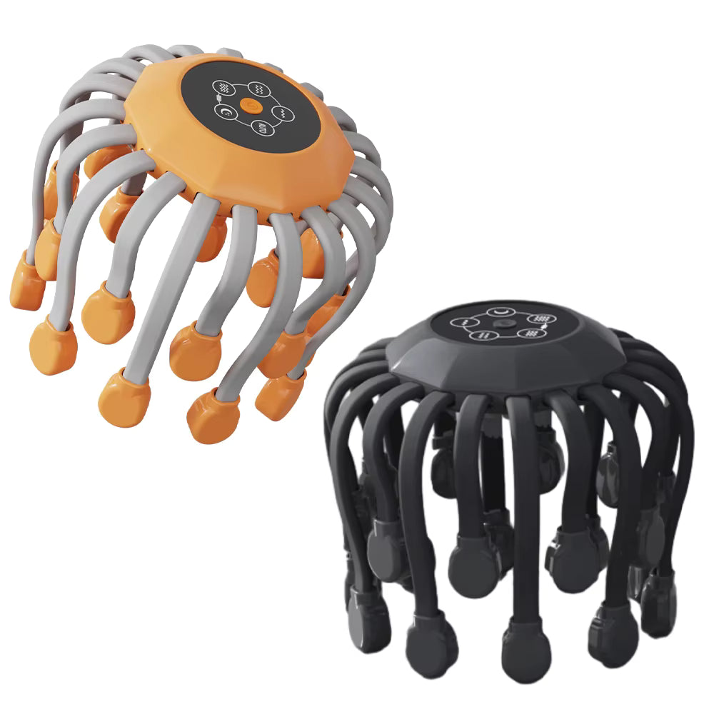 24-Claw Electric Scalp Massager with Bluetooth Music & Vibration Therapy