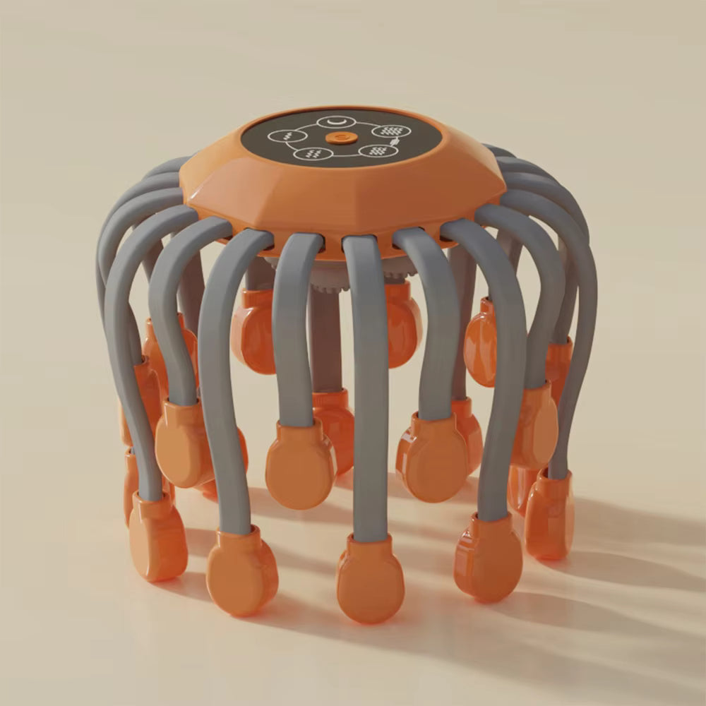 24-Claw Electric Scalp Massager with Bluetooth Music & Vibration Therapy