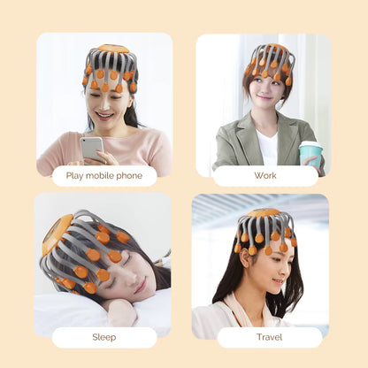 24-Claw Electric Scalp Massager with Bluetooth Music & Vibration Therapy